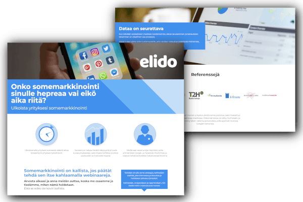 Landing page, Social media marketing
